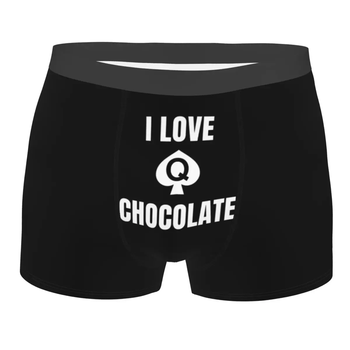 

Новинка на заказ, боксеры I Love Chocolate BBC Hotwife Queen Of Spades, шорты, мужские трусы, эластичные трусы, нижнее белье