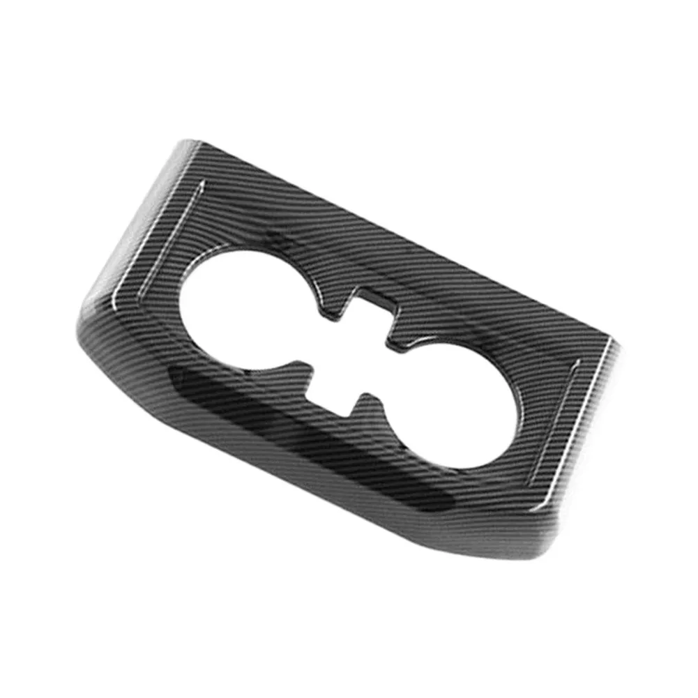 ABS Cup Holder Trim Frame for Ford F-150 2020 2021 2022 2023 Center Console Interior Trim Cover Replacement Component
