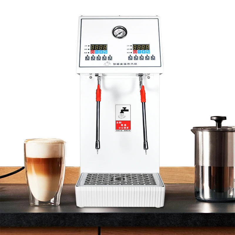 110V/220V Electric Milk Frother Machine Fully Automatic 5L Stainless Steel Commercial Household Coffee Steamer 3000W