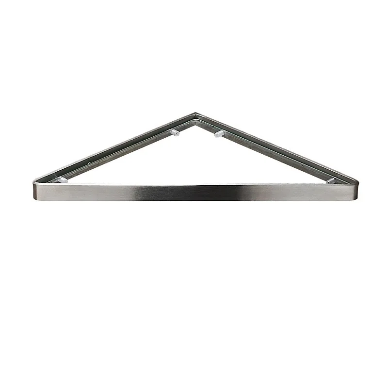 

Nickel/Black 304 Stainless Steel Bathroom Corner Rack Wall-mounted Bathroom Shower Storage Rack Bathroom Triangle Shelf