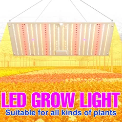 LED Plant Grow Light Full Spectrum Quantum Board Phytolamp For Plant Indoor Hydroponics Flower Seeds Cultivation Greenhouse Tent