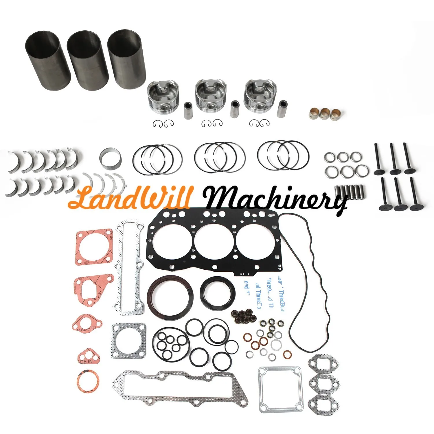 Overhaul Rebuild Kit Connecting Rod + Crankshaft Fits For Yanmar 3TNE82 Engine