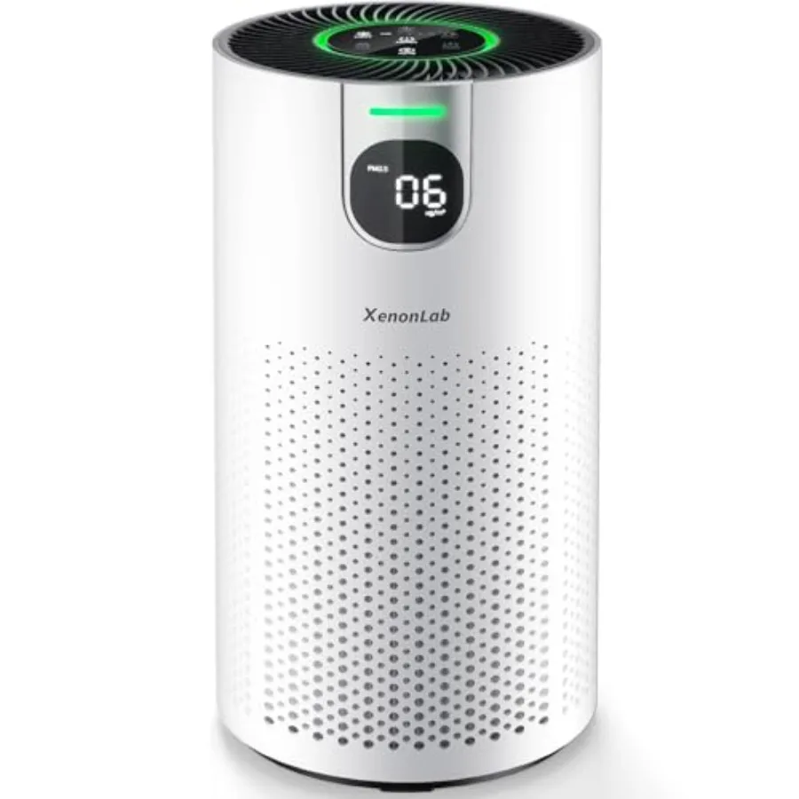 أجهزة تنقية الهواء للمنزل غرفة كبيرة تغطي ما يصل إلى 1800Ft VisionAir 20dB وضع النوم لغرفة النوم مع شاشة RealTime AQI PM2.5 360