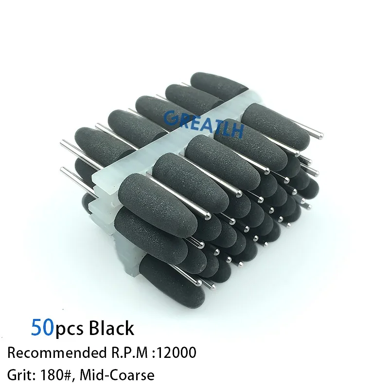 50pcs/set 2.35mm dental silicone Rubber polishers burs Teeth Whitening Equipment dental polishing