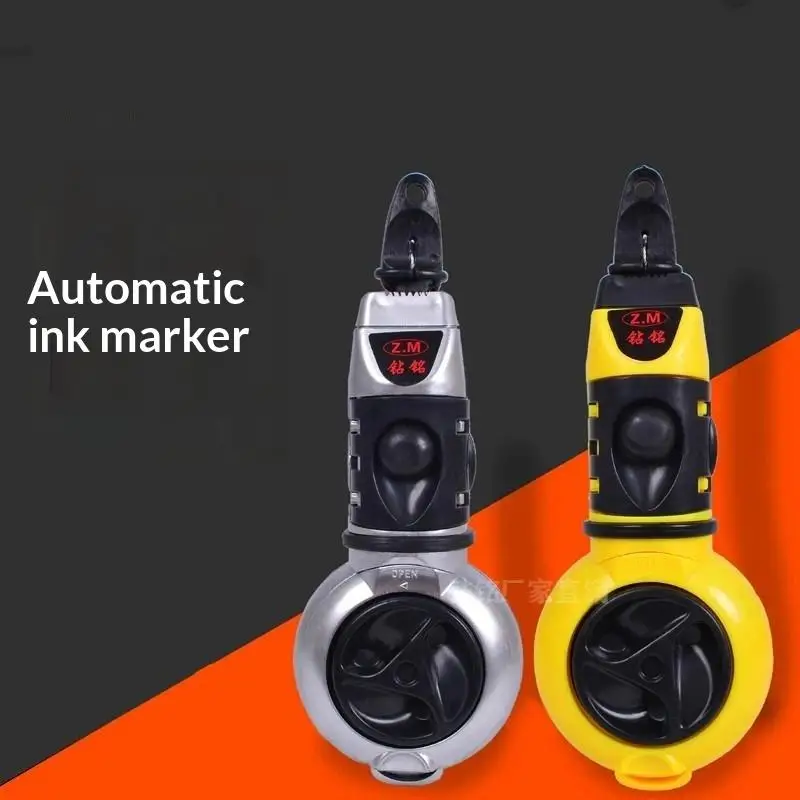 1 PCS Heavy Duty Automatic Woodworking Ink Line Construction Site Flick Marker for Industrial Construction Home Carpentry Use