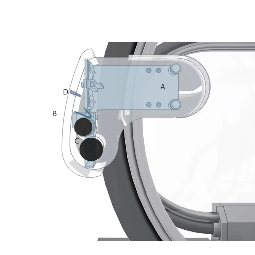 Leuningreiniger voor roltrap, Weclean Roltraponderdelen Roltrap Leuningsterilisator, Supermarkt Roltrapreinigingsmachine