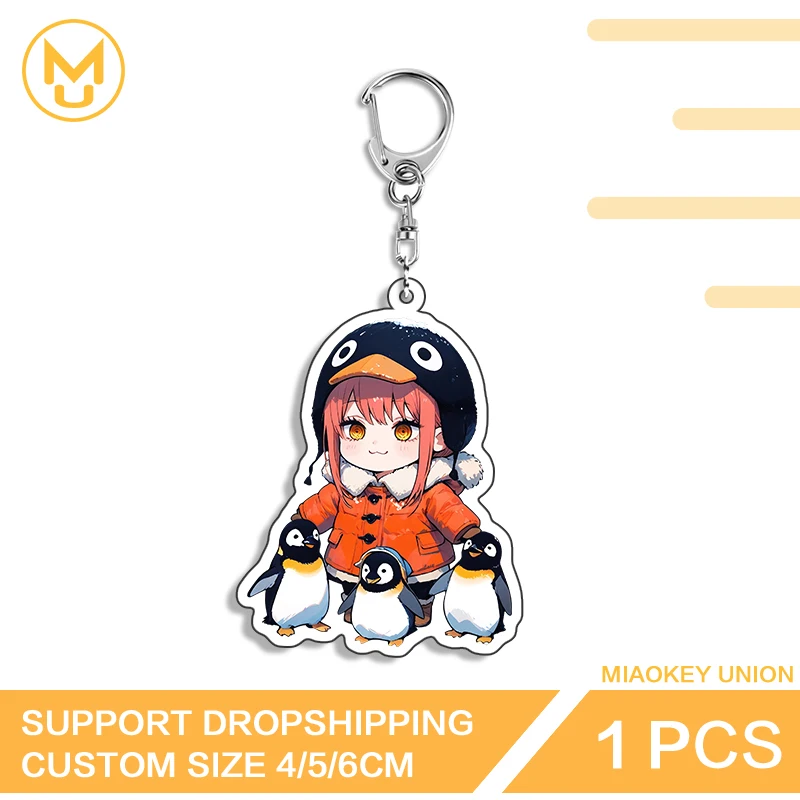 Makima Cute Acrylic Key Chains Exquisite Combo Set Personality Hanging Ornament Creative Simulated Jewelry DIY Decoration