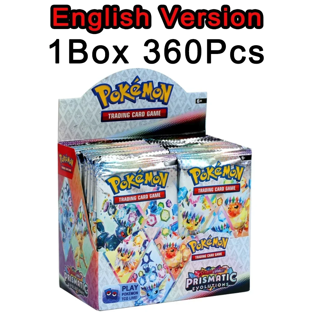 360 cartes - Boîte de boosters style bataille Evolutions - Jeu de cartes à collectionner TCG - Jouet de cartes à collectionner pour enfants