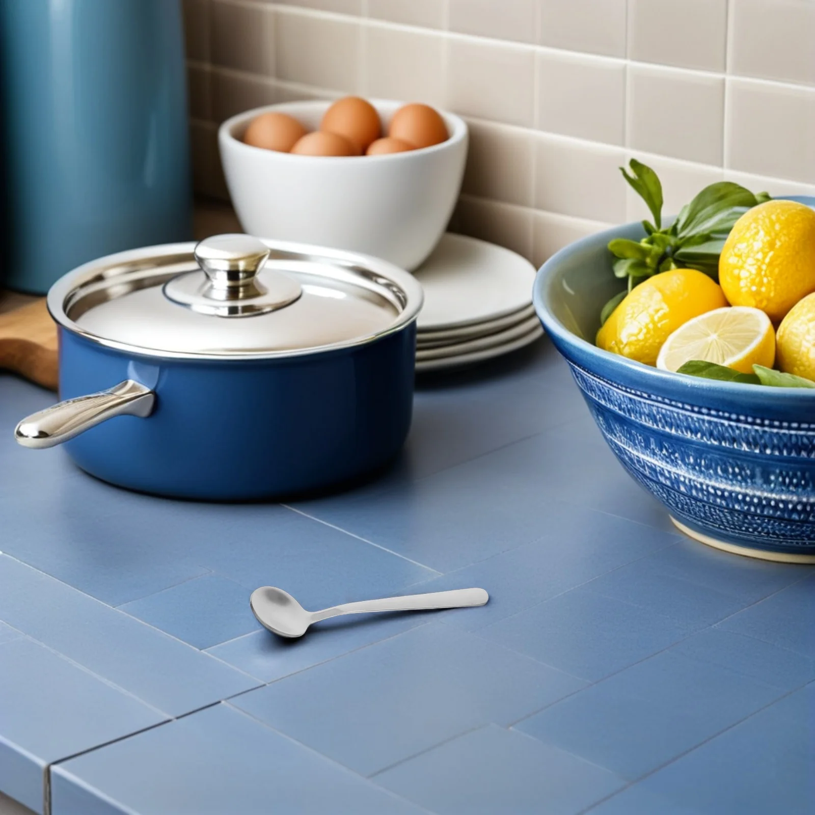 

20pcs Stainless Steel Seasoning Spoon Set Small Round Head Mini Spoons For Salt Sugar Spice Measuring Cooking Utensils Kitchen