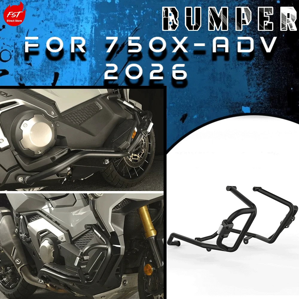 

Fit for 2017-2026 750X-ADV Bumper Crash Bar XADV750 Anti-fall Bar Modification Parts