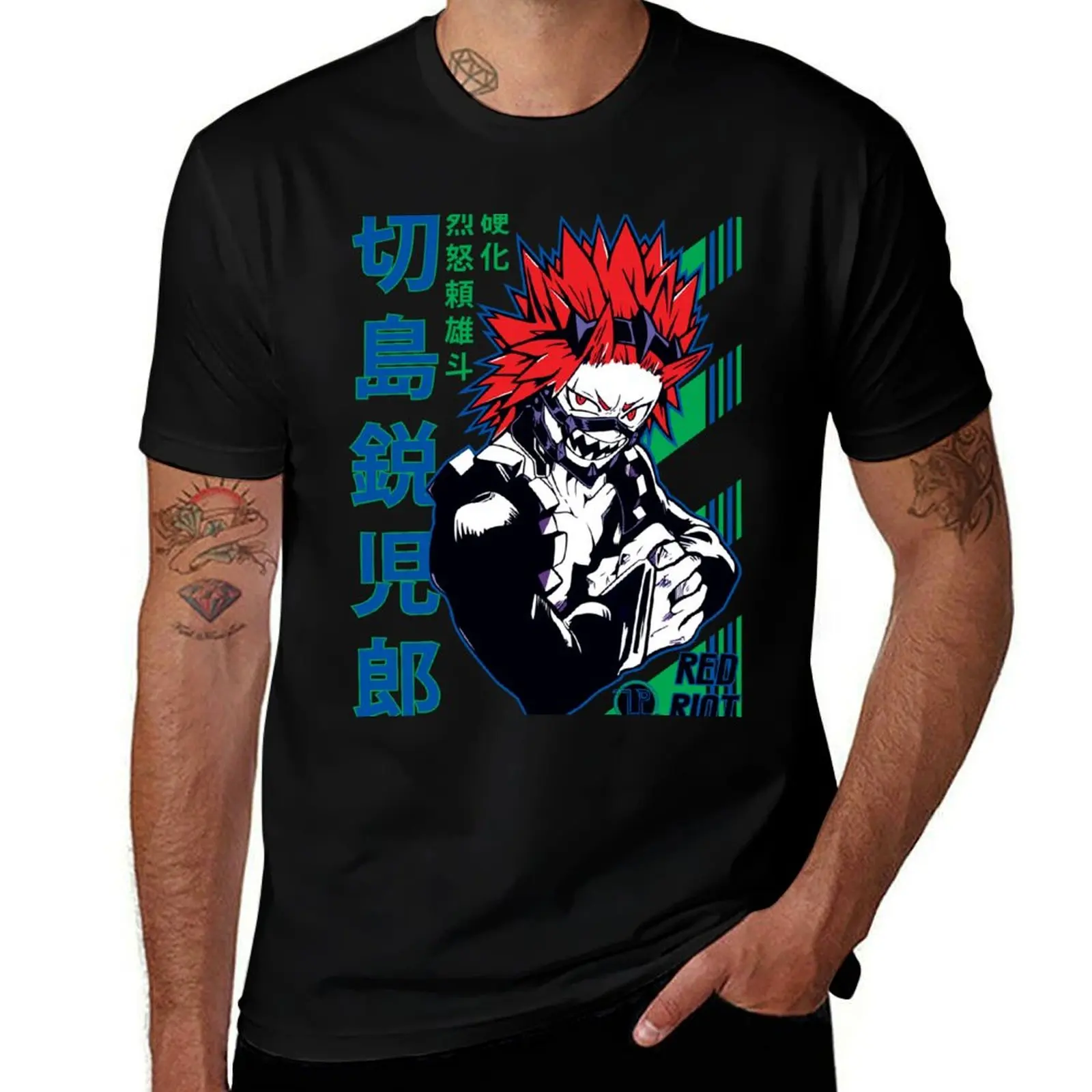 Eijiro Kirishima V2 M.H.A. T-Shirt Plus Size Quick Dry Sports Tee T-Shirt