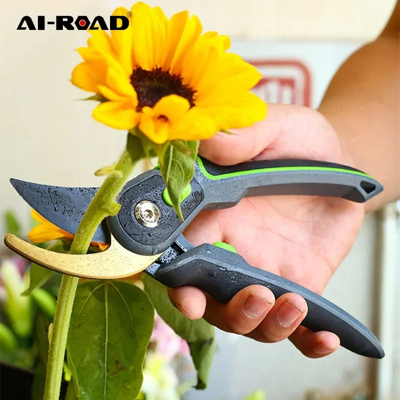 AI-ROAD Tuin Staal Snoeischaar Thuis Fruit Boom Ingemaakte Vergroening Duurzaam Arbeidsbesparende Gereedschap Orchard Home Tuinieren Snoeien