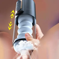 Automatic Male Telescopic Sucking Masturbator Cup Blowjob Pussy Masturbation Sex Machines Vagina For Goods Adult Toys 18