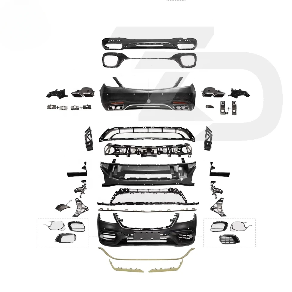 Wholesale Price 2018-2019 Best Selling S Class Car PP S63 Body kit for Mercedes W222 S350 S550