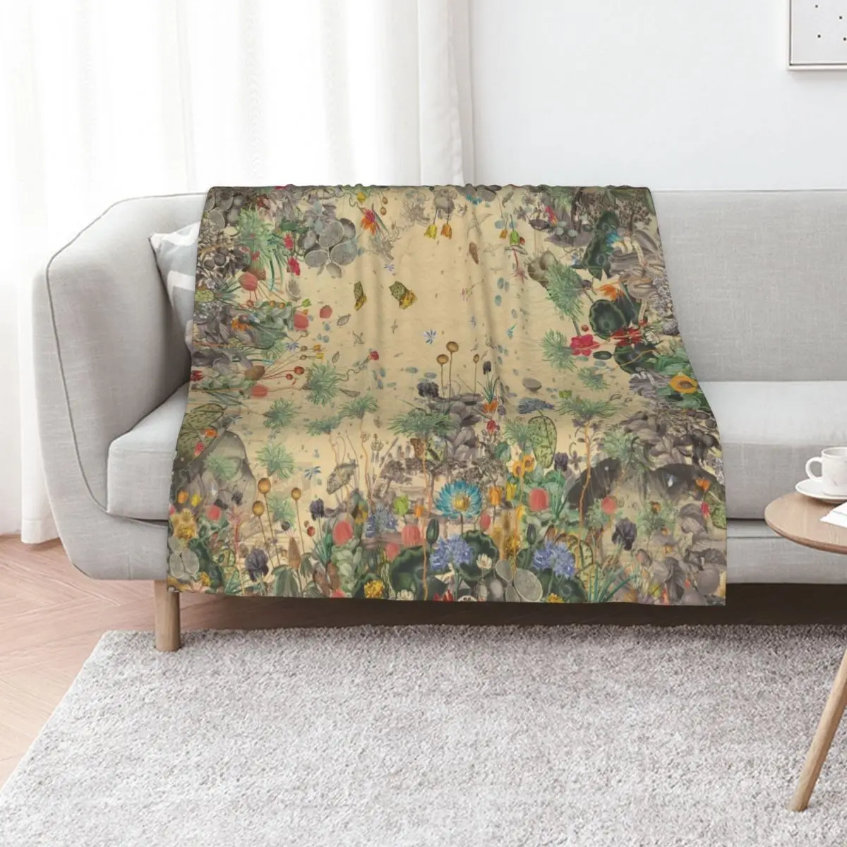 Garden Surround Throw Blanket heavy to sleep Decoratives Camping Warm Furrys for babies Blankets