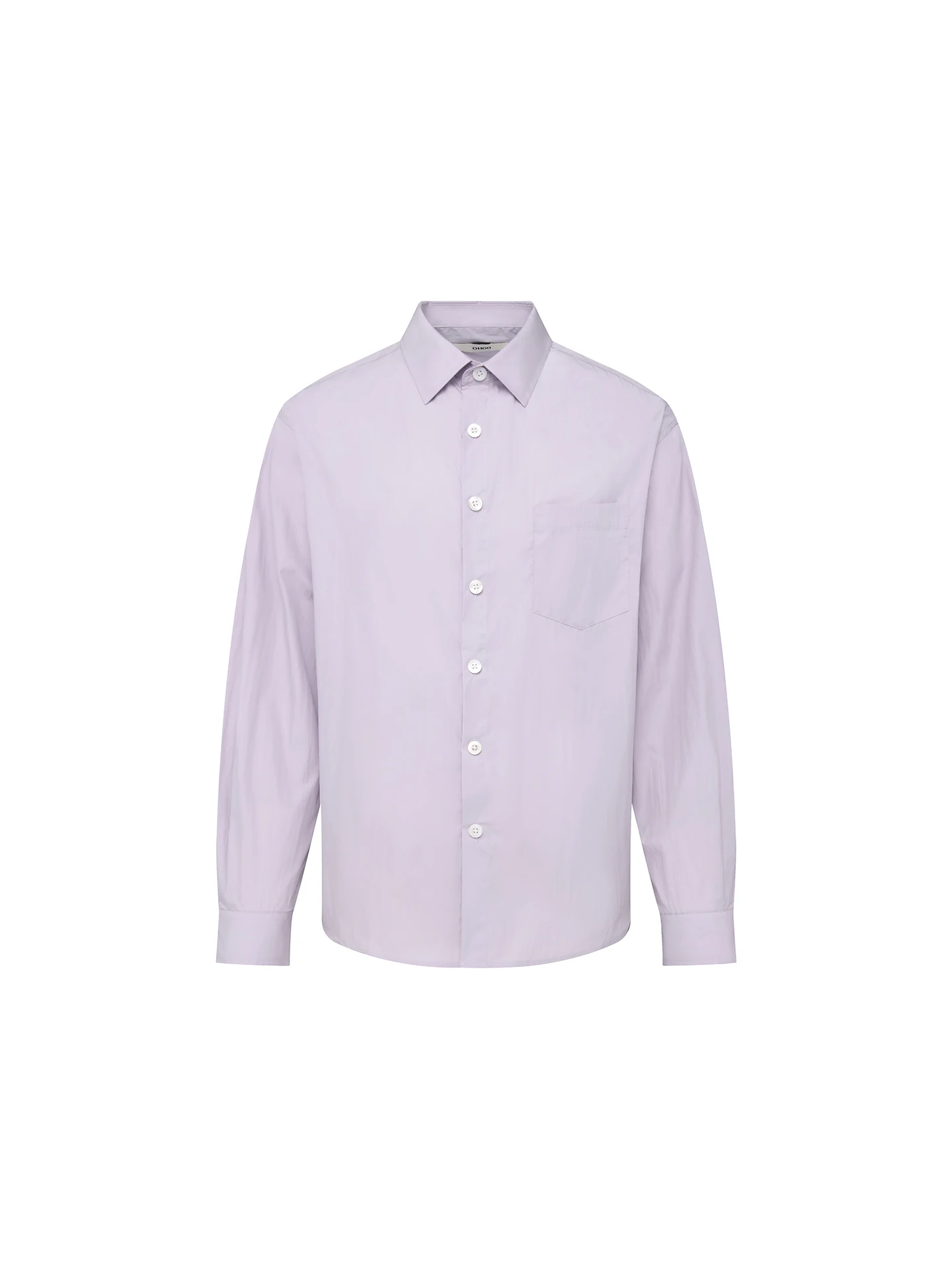 

Ретро-японская рубашка унисекс с воротником, однотонная, простая, с длинным рукавом, повседневная, весенняя, в стиле кэжуал, для пар