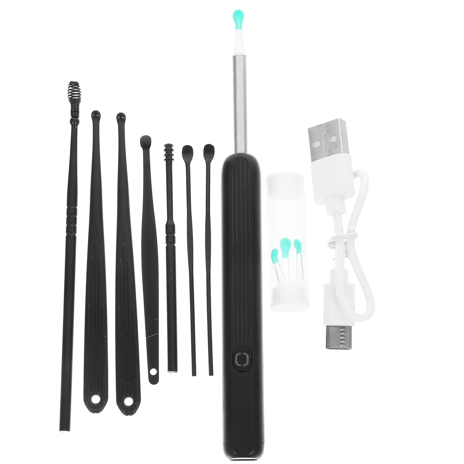 

Ear Spoon Cleaning Kit Otoscope with Earwax Tool Suite Tools Smart Wifi Stainless Steel Material Abs Portable Scoops