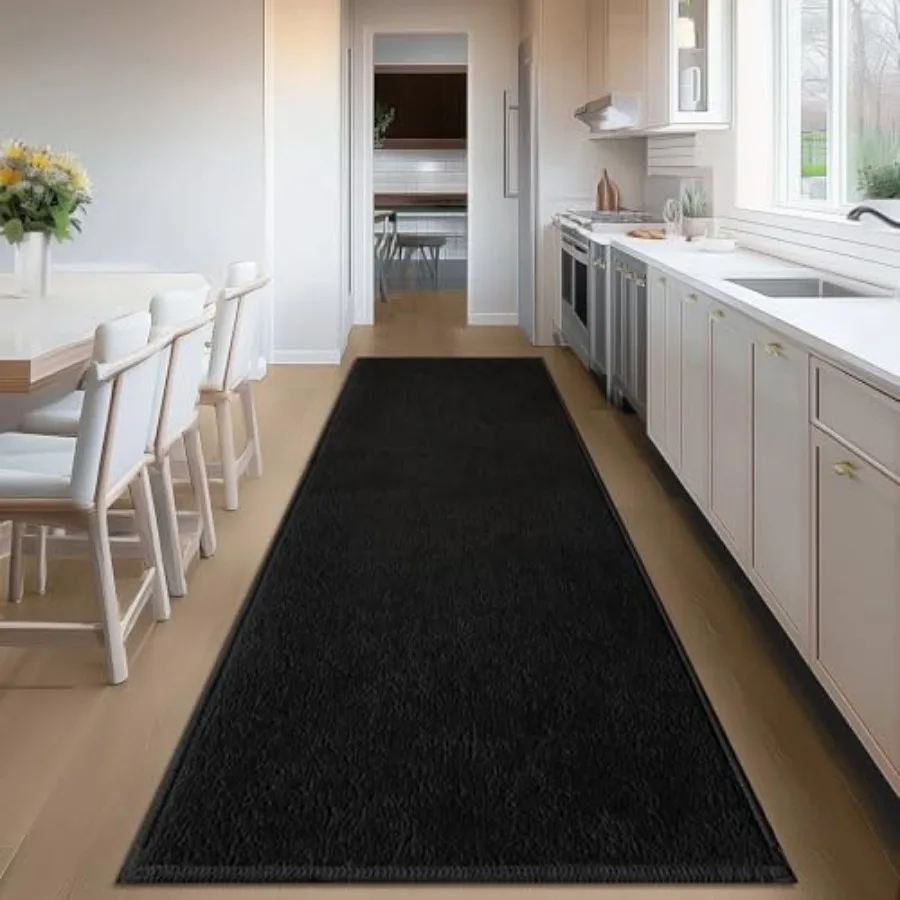 

Bathroom Runner Rugs Thin Absorbent Non-Slip Bath Mat Quick Dry Low Pile Mats for Bathroom Floor Front of Bathtub Shower Room S