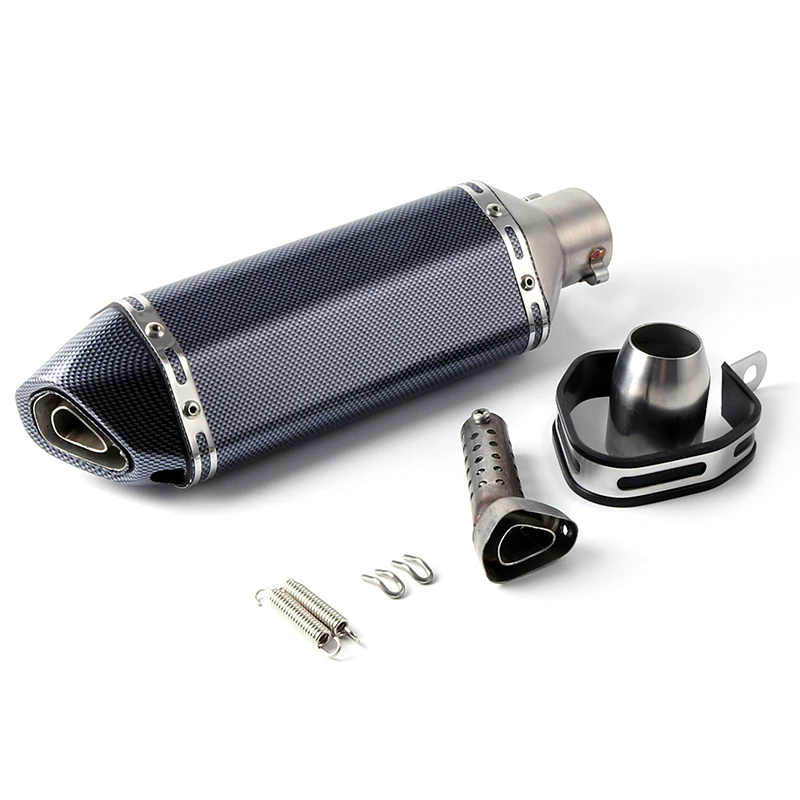 Universal Motorcycle EXHAUST Scooter Modified Muffler escape Slip On CBR 125 250 CB400 CB600 Z750 - view 6