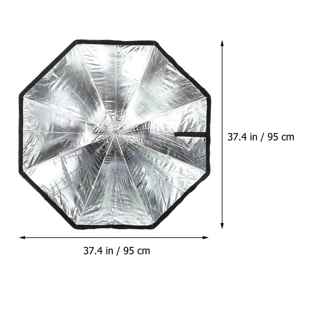 

1pc Softbox Flash Octagon Umbrella Type For Photography Video Light Flashlight Portable Foldable Nylon Light Box Stronger Ribs