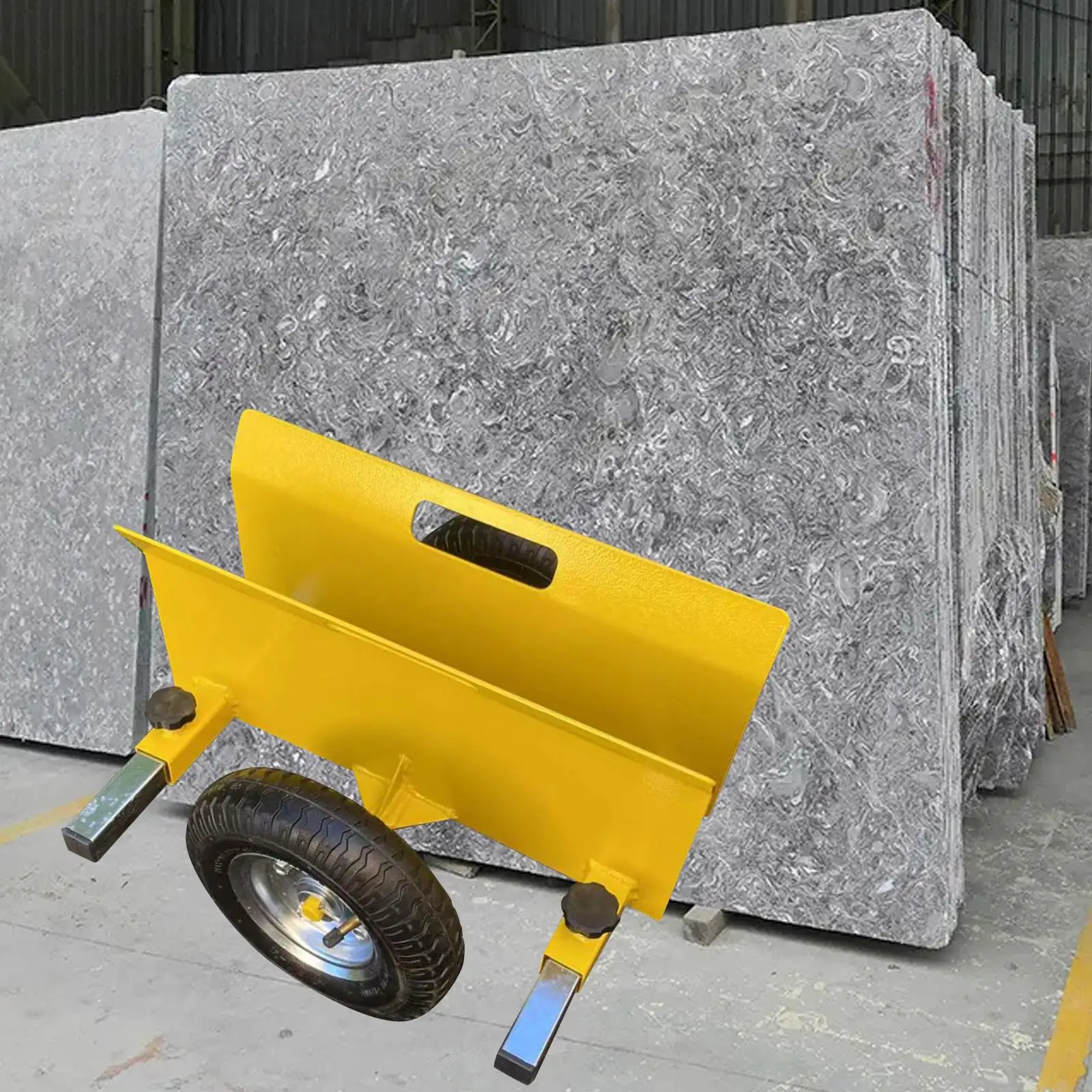 

Panel Dolly Mute Mobility Industrial Use Panel Mover for Transporting Fences Drywall Sheet Material Handling Marble Slabs Doors