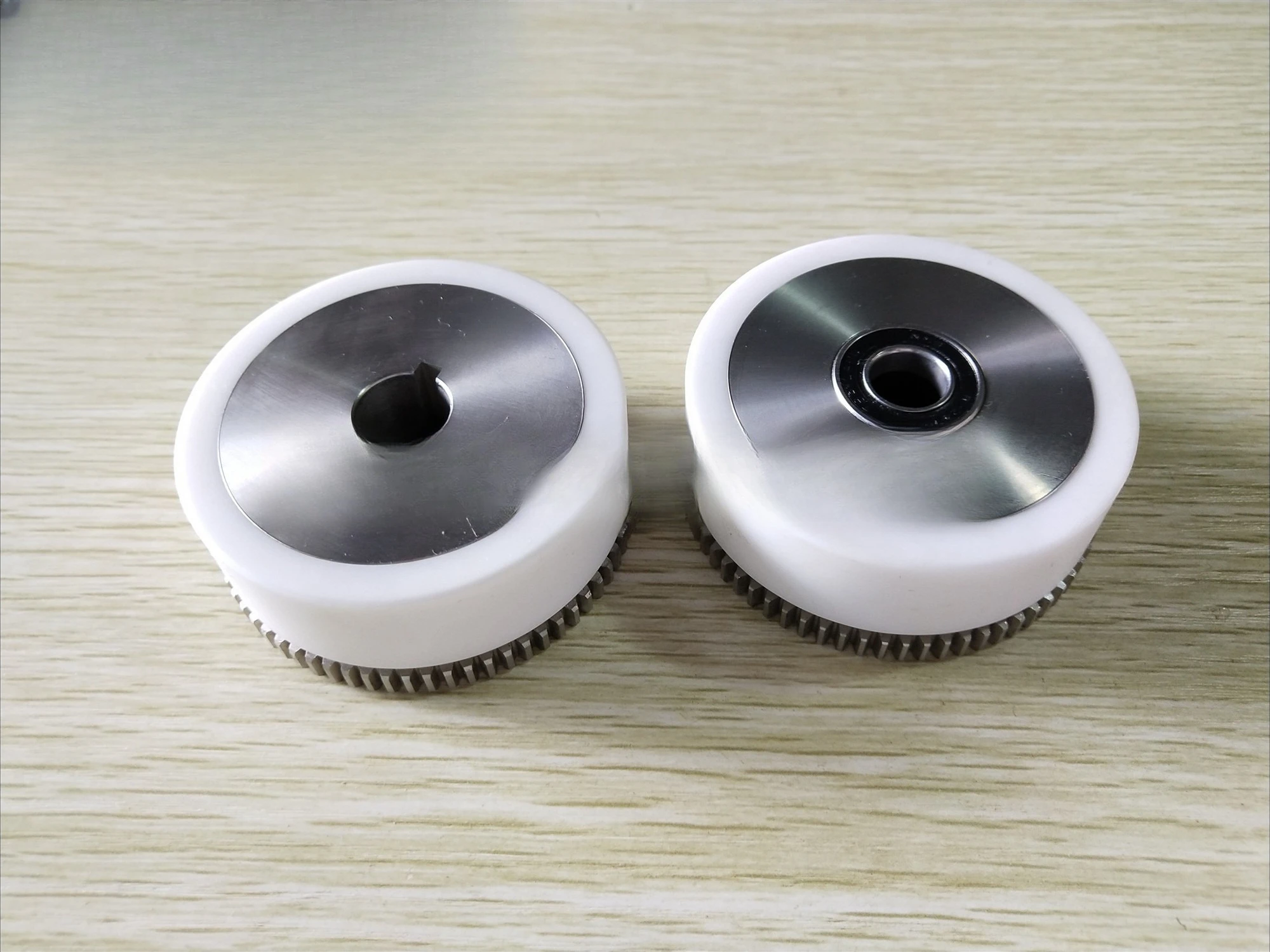 Wire EDM Machine S414 S415 White Ceramic Tension Roller Stainless Steel Gear Set For CNC Sodick Machine Series Part