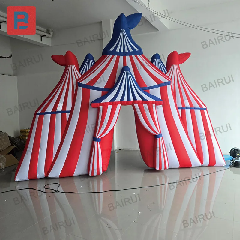 Arcos inflables, arcos múltiples diferentes, con sopladores, accesorios de decoración para actividades al aire libre