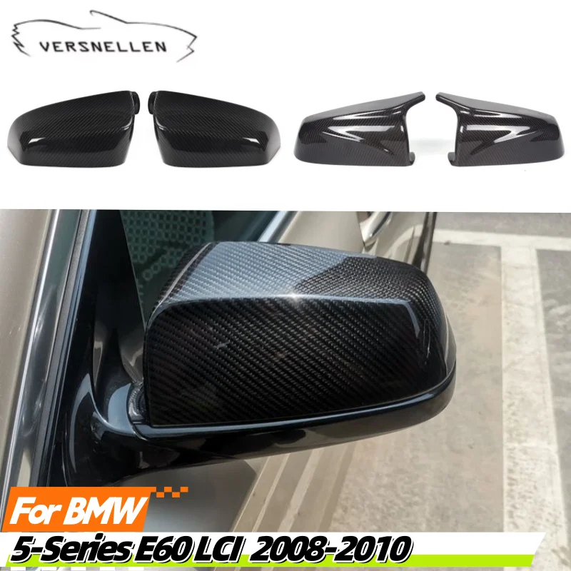 

Carbon Fiber Mirror Cover Car For BMW E60 2008-2010 Rearview Mirror Caps For 5 6 7 Series F07 GT E63 E64 F12 F13 F01 F02