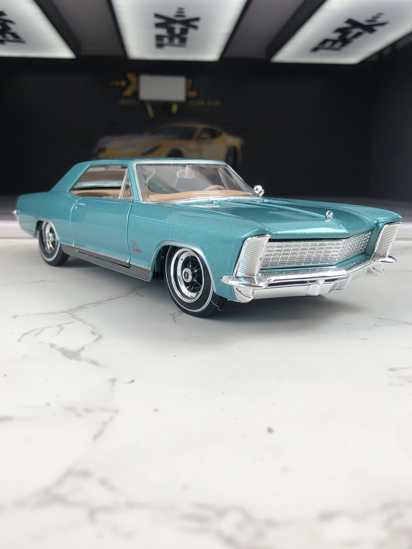 รถโมเดล Maisto อัตราส่วน 1:26 ทำจากโลหะผสมสังกะสี รุ่น Buick Riviera Gran Sport ปี 1965 ของสะสมแบบตั้งโชว์ ของขวัญสำหรับนักสะสม