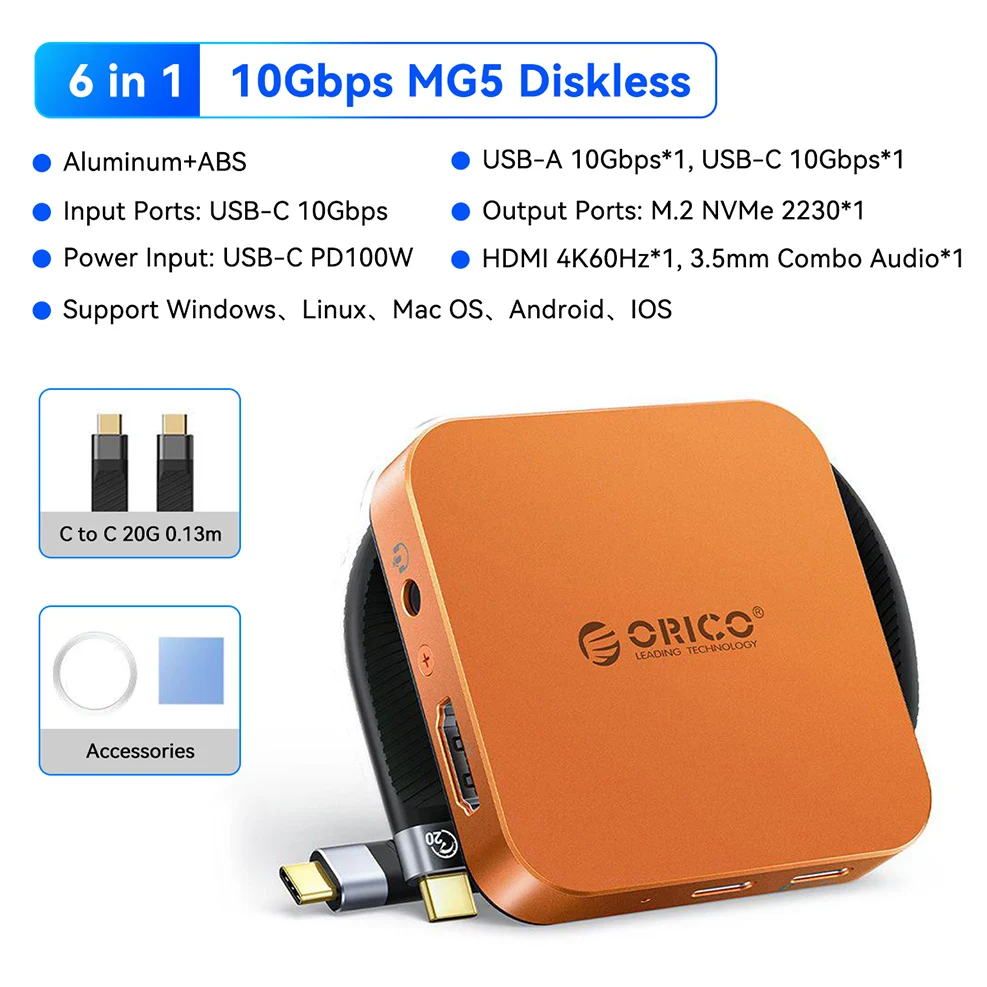 6 in 1 Orange