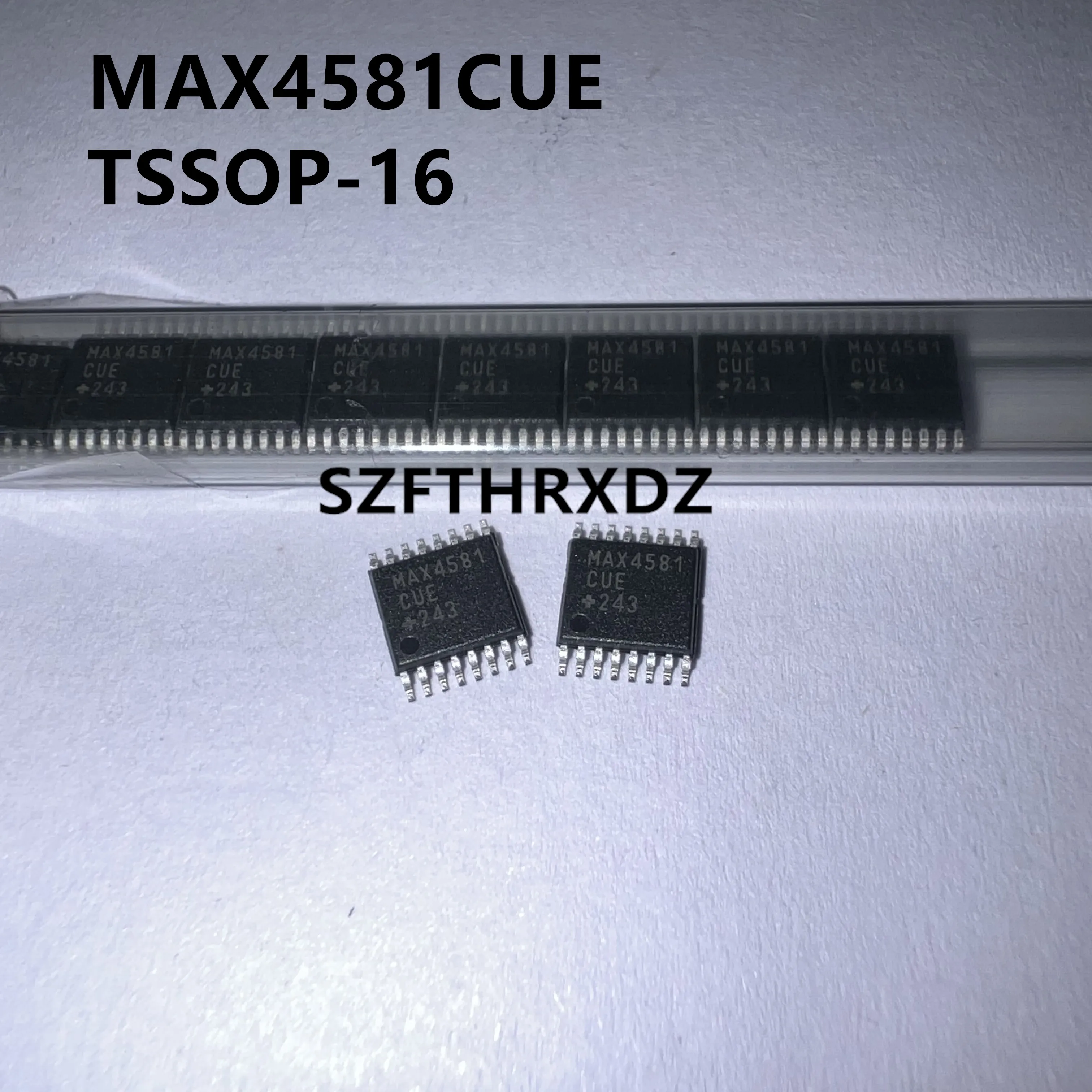 10pcs 100%  New Imported Original  MAX4581CUE  TSSOP-16  Analog multiplexer switch