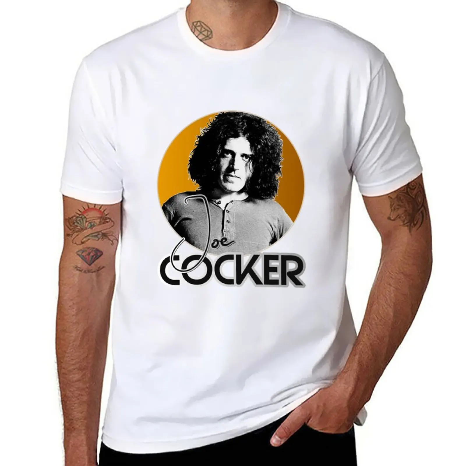 

New Joe Cocker T-Shirt funny t shirts Tee shirt tops cute tops mens graphic t-shirts big and tall