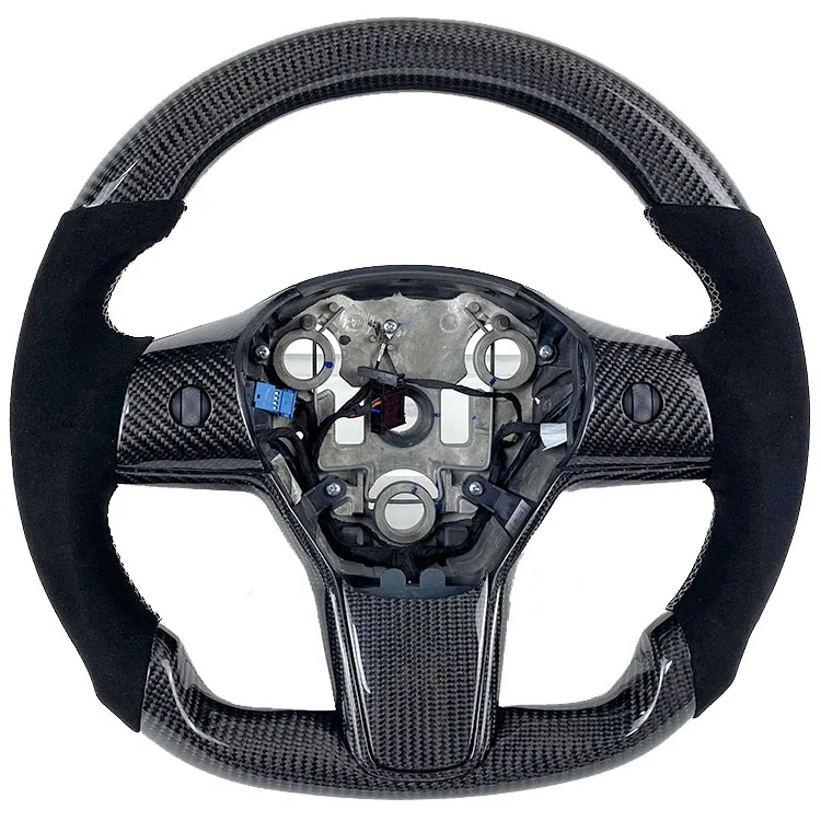 

for Tesla Model 3 Y 2016-2023 Carbon fiber customized steering wheel 100% genuine carbon fiber racing steering wheel