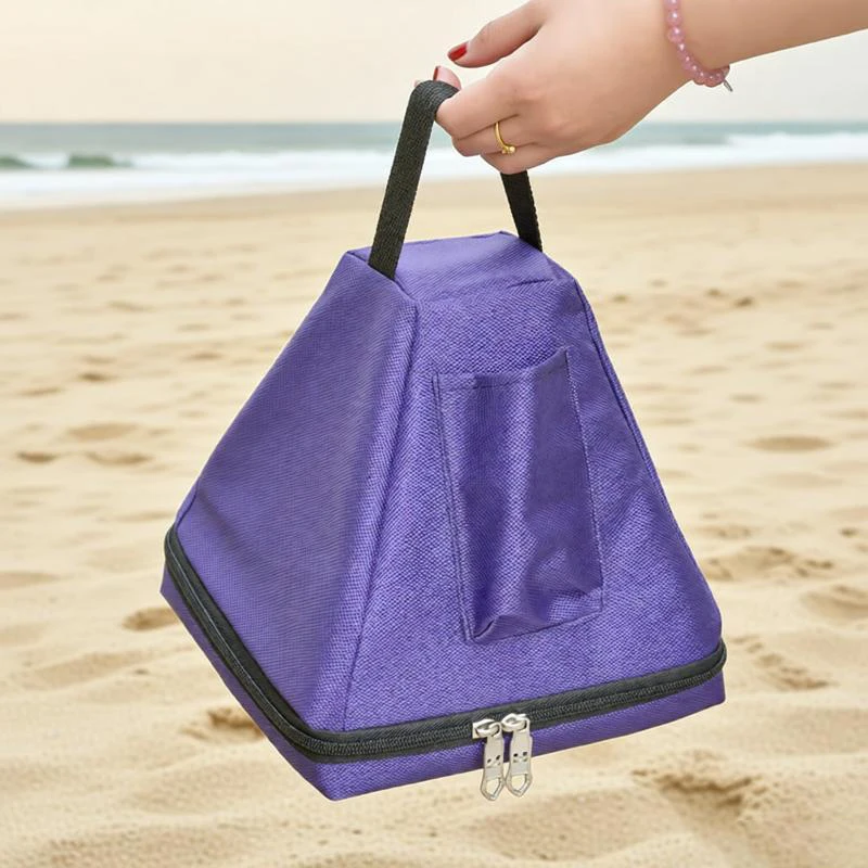 Crystal Pyramid Storage Bag Professional Purple Storage Bags Musical Instrument Accessories