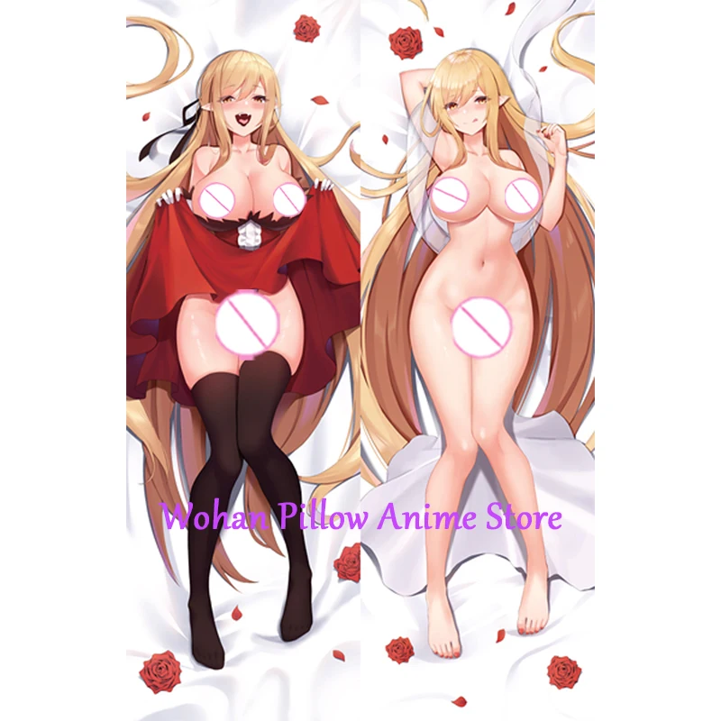 

Dakimakura Anime Pillow Cover Kissshot Double Sided Print Life-size Halloween Christmas Decoration