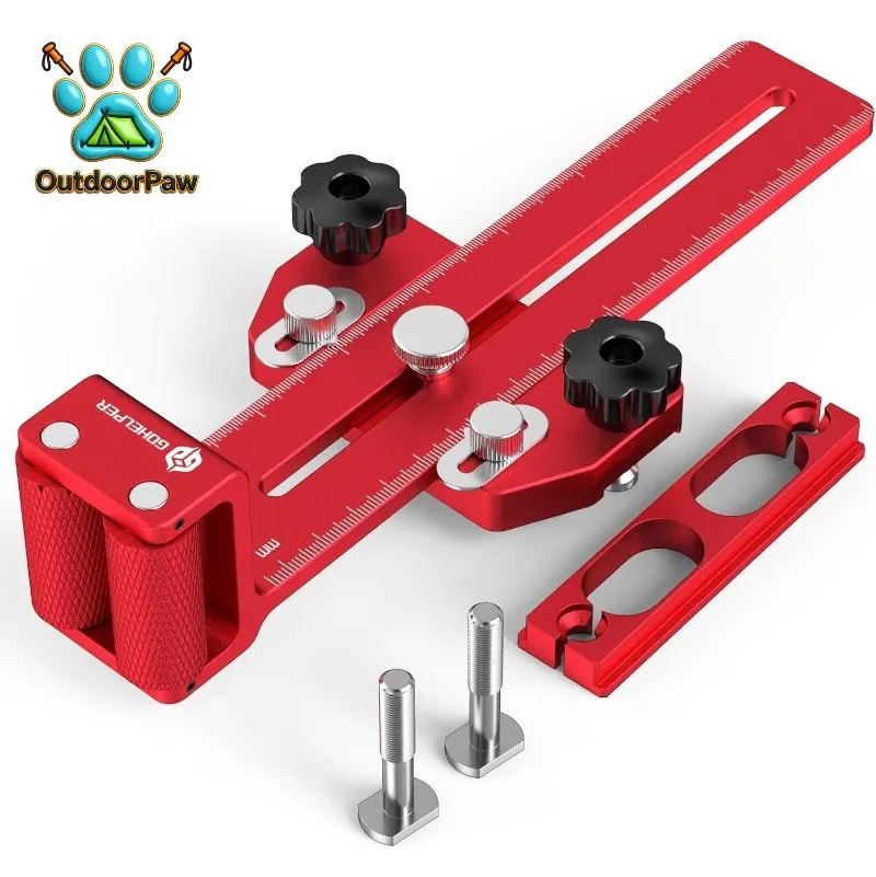 Sheet Cutting Positioner Flip Roller Fast Cutting Limit Woodworking Table Chute Positioning Fixed Tool