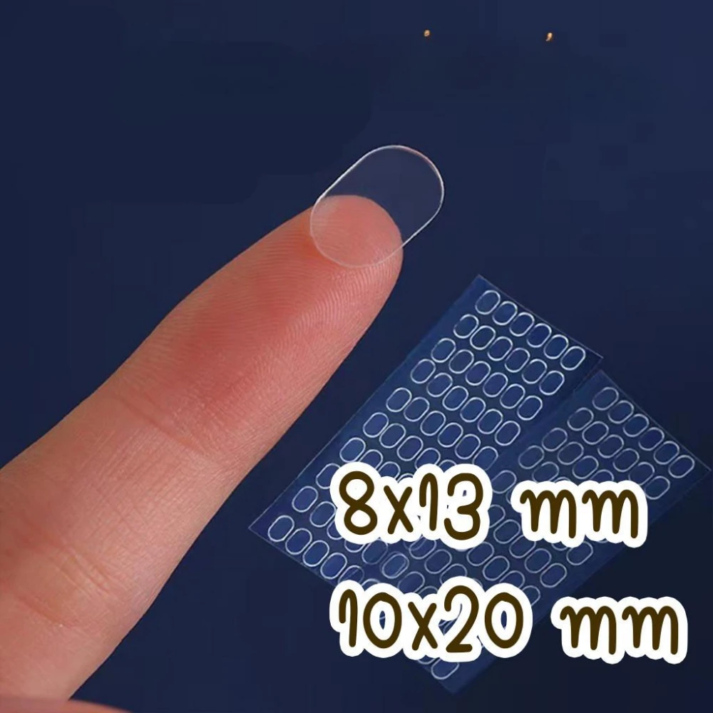 32/60Pcs Double -sided Glue Pads Adhesive Sticker for Blind Box Landscape Doll Foot Fixed Glue Transparent Seamless Patch