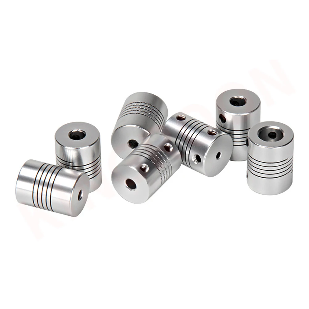 

2pcs Aluminum Alloy Coupling 3d Printer Stepper Motor Encoder Shaft Coupler Engraving Machine Vibration Absorption Misalignment