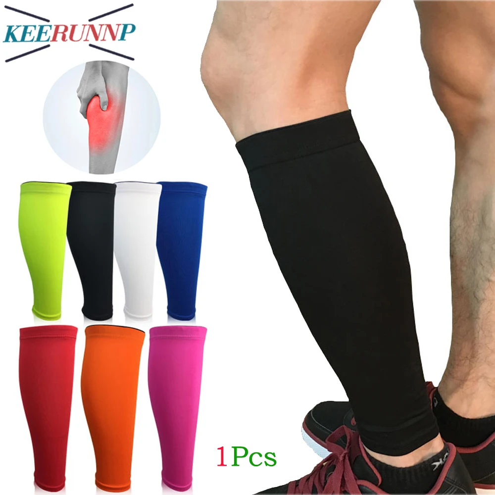 1Pcs Calf Compression Sleeves for Men Women (20-30mmhg) - Shin Guard Calf Support Leg Compression Socks for Shin Splint,Cycling