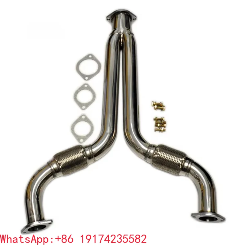 

For NISSAN 350Z Z33 3.5L STAINLESS STEEL EXHAUST Y PIPE DOWNPIPE