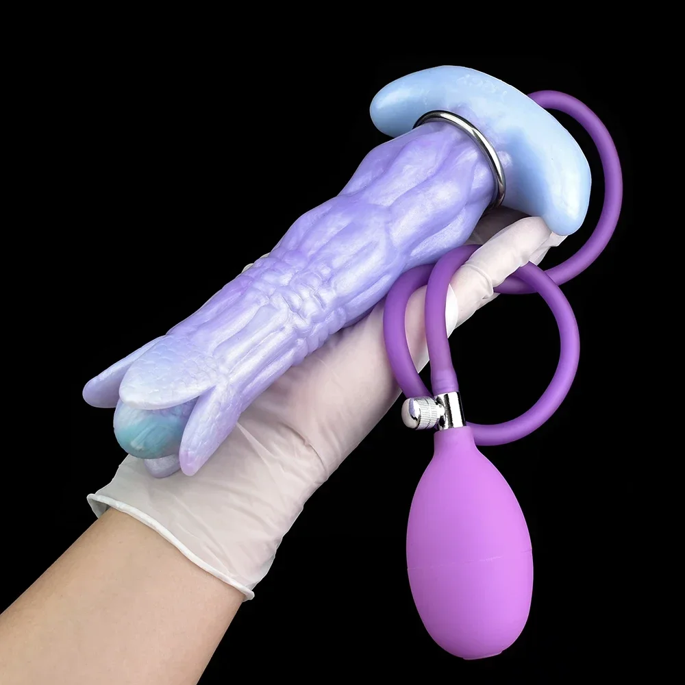 Fantasie Anale Seksspeeltjes Dildo Pneumatische Ovipositors Speelgoed DIY Gelatine Leggen Eieren Siliconen Vaginale Oefening Volwassen Spelletjes Masturbators