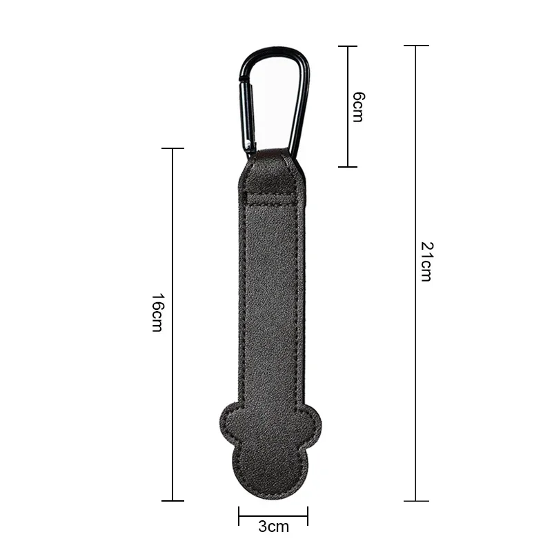 1/2Pcs 360 Degree Stroller Hook New Cartoon PU Leather Bag Rotatable Cart Organizer Pram Hook Pram Rotate Stroller Accessories