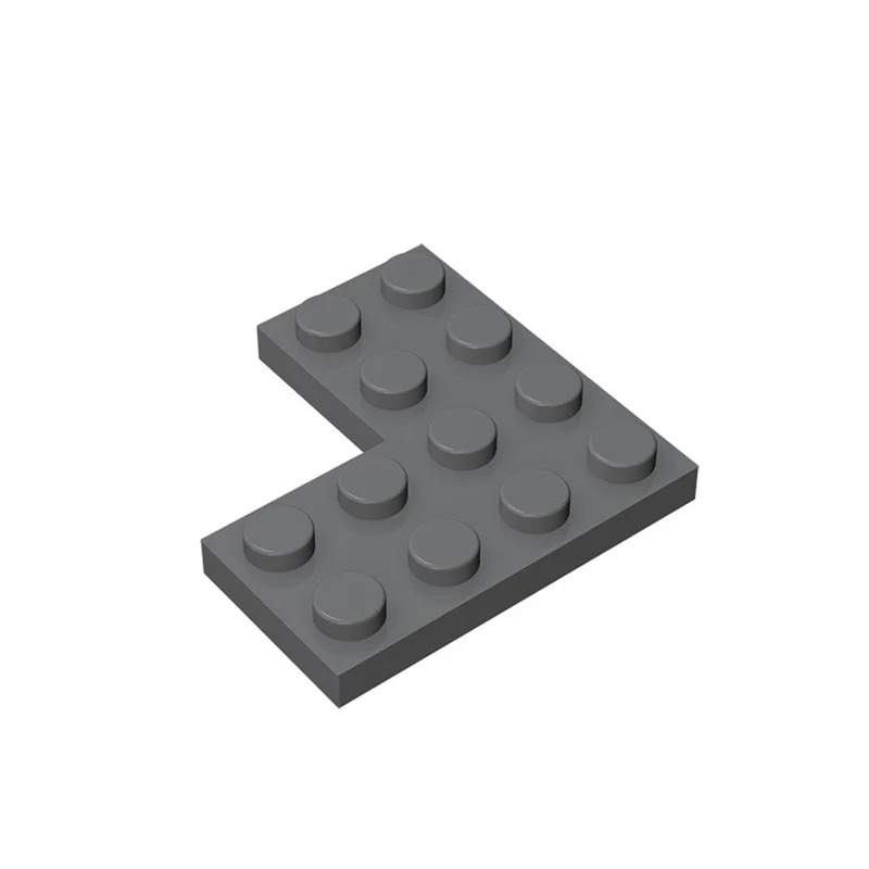 30 Stück/Set 2639 Dünne L-förmige Platte 2X4X4 - 4x4 Eckbausteine Moc Zubehör Kompatibel mit Brick DIY City Teilen – Detail 4