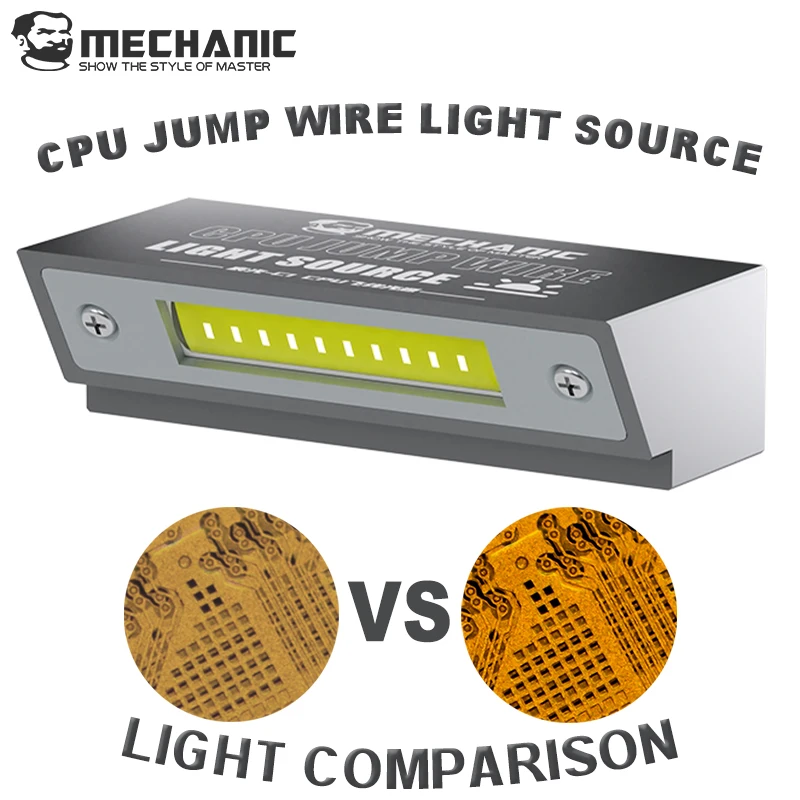 MECHANIC Chenguang-C1 Universal Magnetic CPU Jump Wire Backlight for PCB Motherboard Trace Pad Phone Repair Fixture