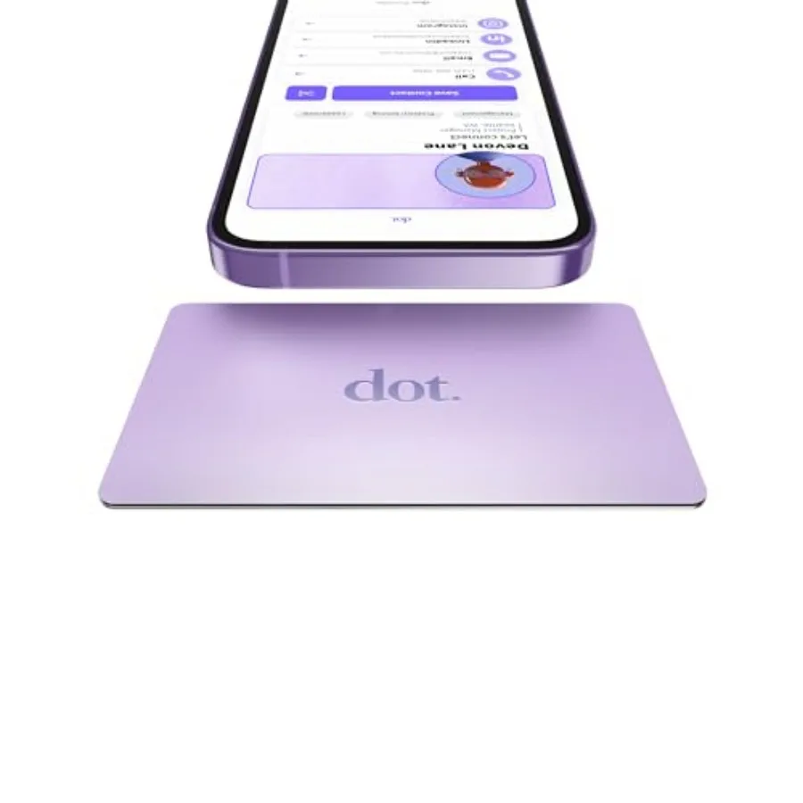 

Металлическая карта - Цифровая визитная карточка - Совместима с iPhone и Android (функция Tap)