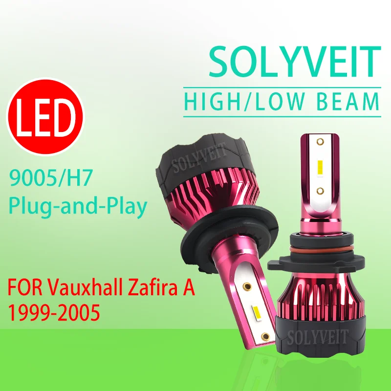 

Quick Setup Safe Night Driving 9005 H7 LED HIGH LOW HEADLIGHT BULBS FOR Vauxhall Zafira A 1999 2000 2001 2002 2003 2004 2005