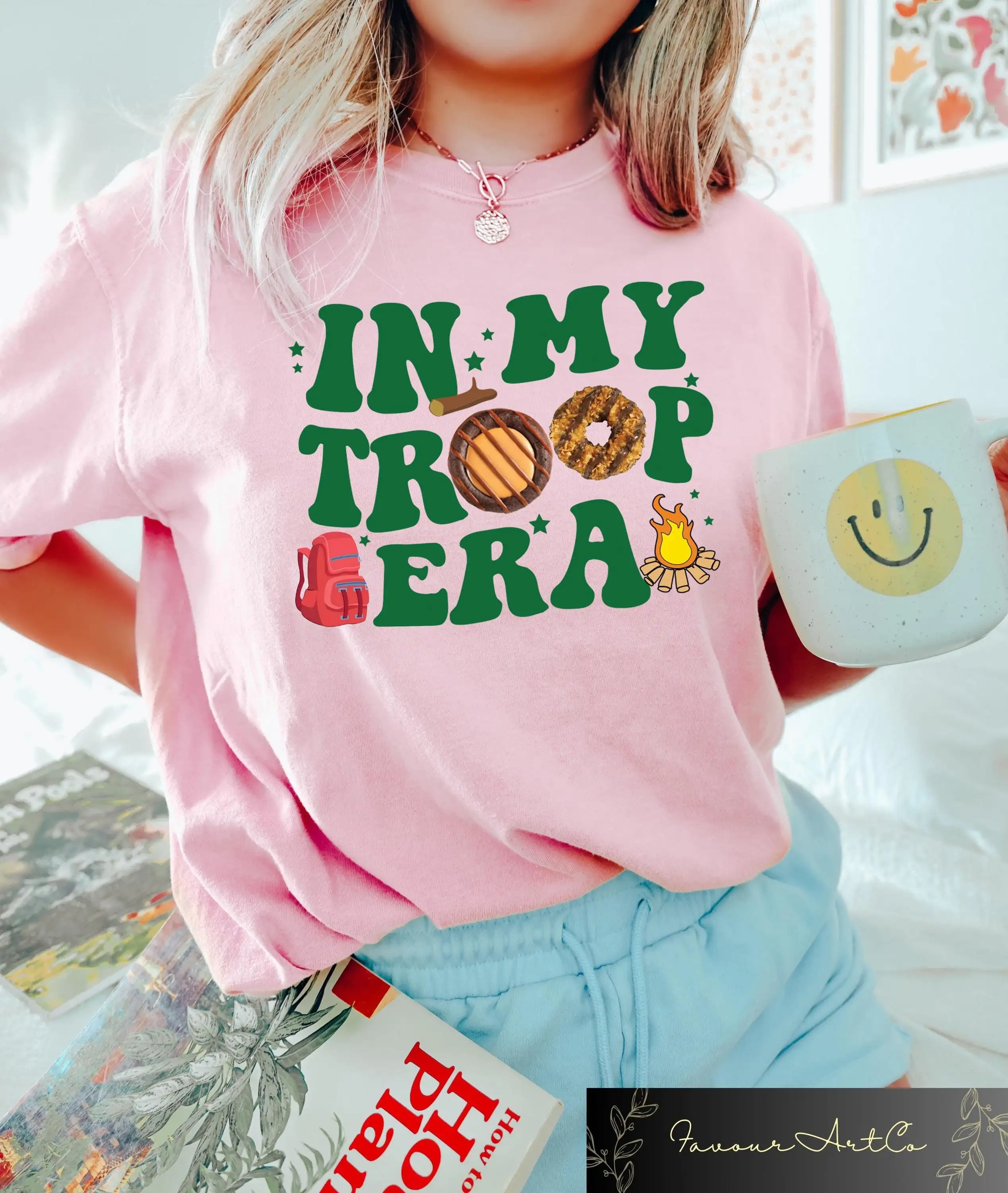 In My Troop Era T Shirt Camping Cookie Dealer Scout Leader S Team Sweat