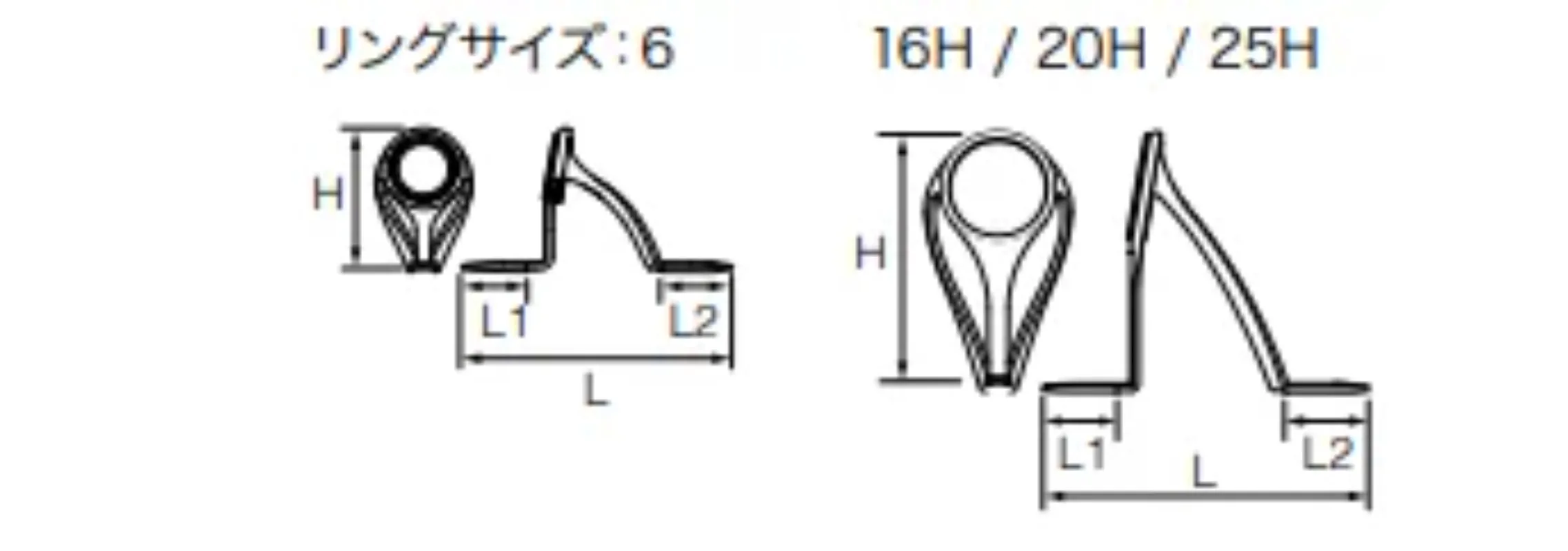 FUJI RV Titanium SiC Guide TRVSG GUIDE – Detail 1