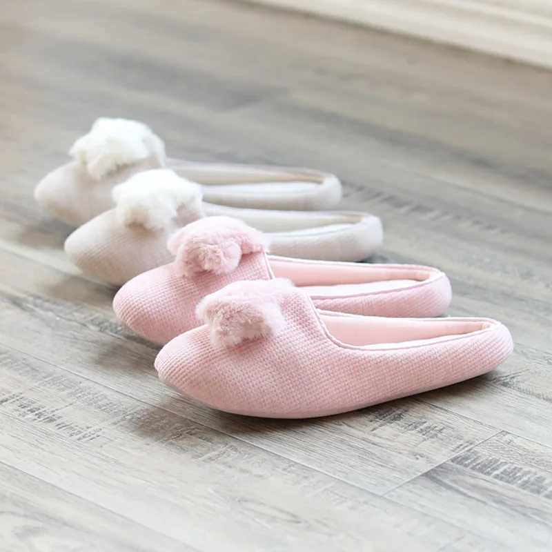 

Женские домашние тапочки, хлопковая домашняя обувь для домашних шлепанцев, летние осенне-весенние туфли на плоской подошве