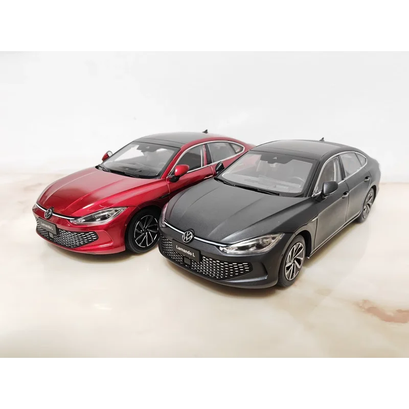 

Литой под давлением масштаб 1:18, оригинальный SAIC VW Lamando L 2022, модель автомобиля из сплава, Коллекционная игрушка, подарок, сувенир, украшение для дисплея